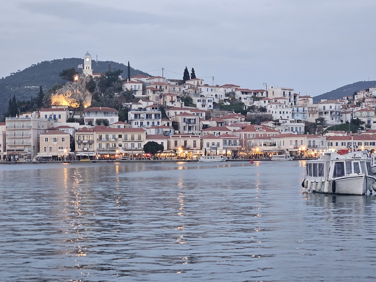 Greek seaside village